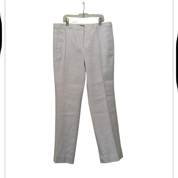 New Womens JCrew Linen Blend Pants in White size 6 - Picture 4 of 9
